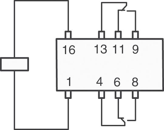 TE Connectivity Ρελέ 6V 1.25A 1τμχ 01.077.0556