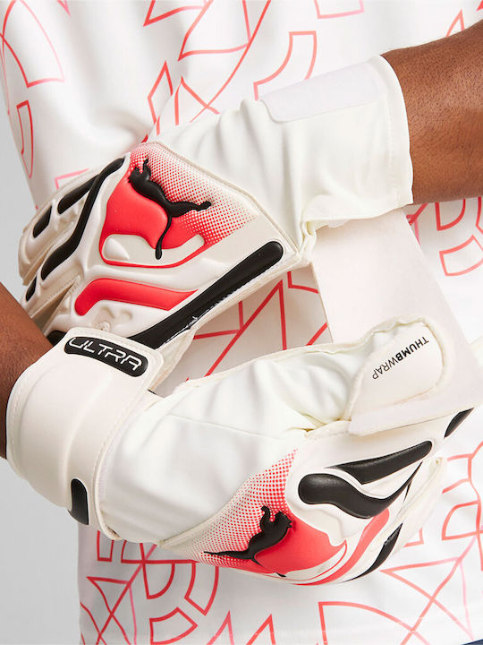 PUMA Ultra Match RC Γάντια Τερματοφύλακα Ενηλίκων Λευκά