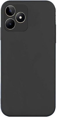 Matt Silicone Back Cover Black (Realme C55)