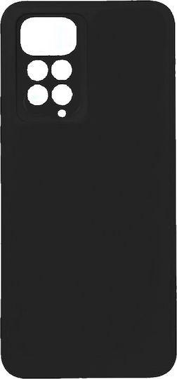 Matt Back Cover Σιλικόνης Μαύρο (Redmi Note 12S)