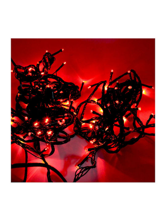 8 Programmable Christmas LED Light Red