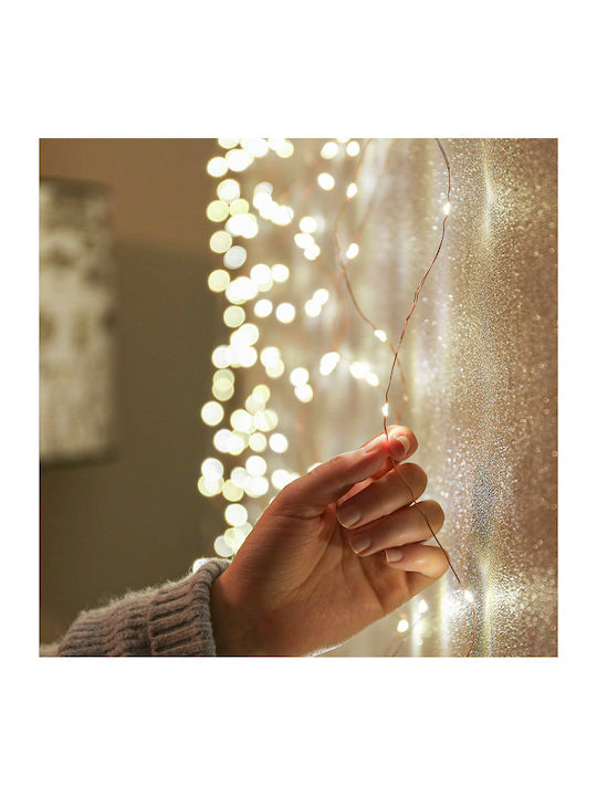 100 Lights LED 3m. x 100cm Cold White type Curtain