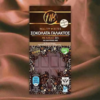 Healthy Bites Chocolate Milk with Praline, Lycopene, Sweeteners & Dietary Fibers with Stevia 100gr 1pcs