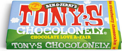 Tony's Chocolonely Шоколад Бял Ягодов чийзкейк 180Преведи на български език следната спецификационна единица за електронен магазин в категорията "Шоколад". Отговорете само с превод.gr 1бр