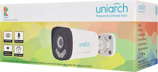 Uniarch IPC-B233-APF40W IP Κάμερα Παρακολούθησης Full HD+ 3MP Αδιάβροχη με Αμφίδρομη Επικοινωνία και Φακό 4mm