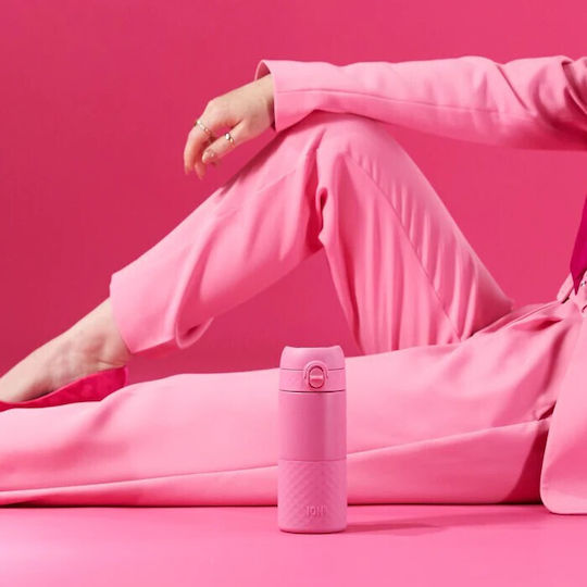Ion8 Μπουκάλι Θερμός Ανοξείδωτο BPA Free 360ml Ροζ