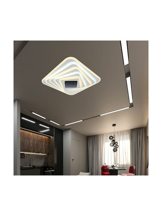 V-TAC Ceiling Mount Light 50cm White with Integrated LED and Remote Control