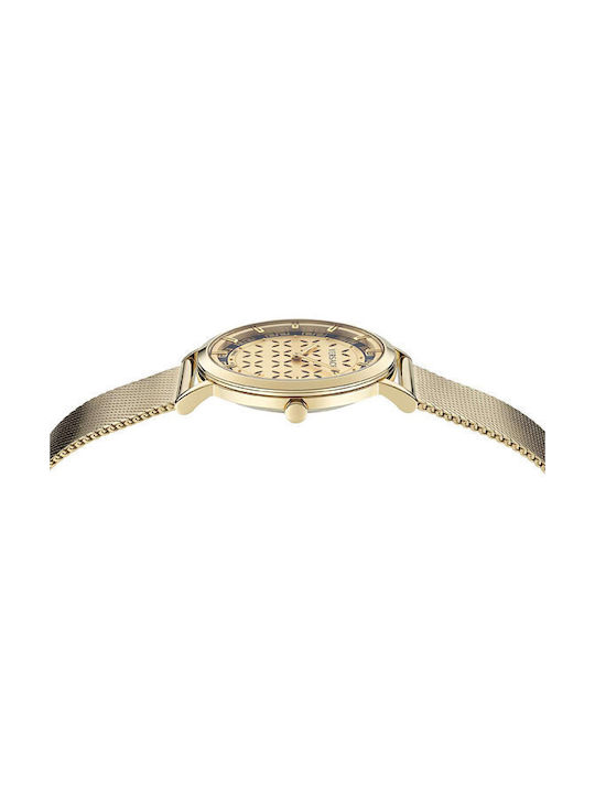 Versace Generation Watch with Gold Metal Bracelet