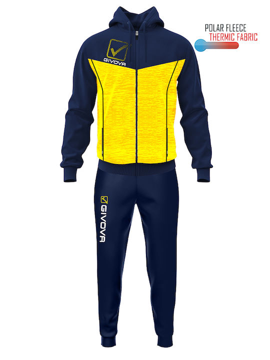 Tuta Visa Tracksuit with Elastic Navy / Yellow