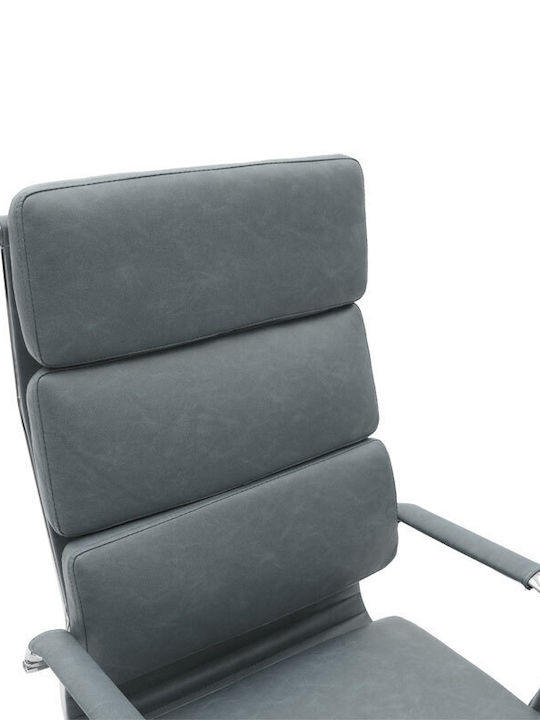 Pakketo Tokyo Καρέκλα Διευθυντική με Ανάκλιση Γκρι Antique