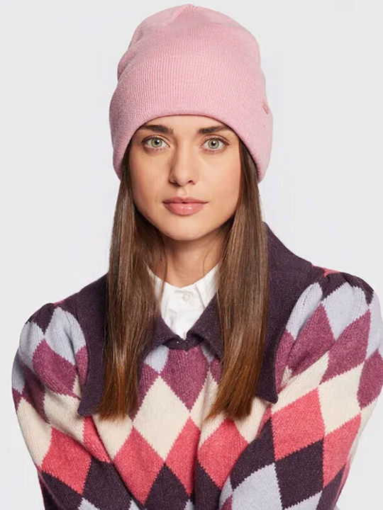 Beanie Ανδρικός Σκούφος Πλεκτός σε Ροζ χρώμα
