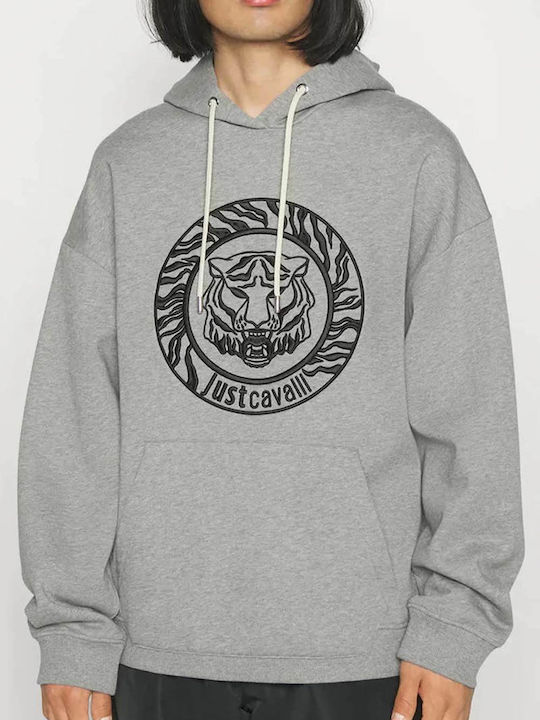 Just Cavalli Herren Sweatshirt Gray