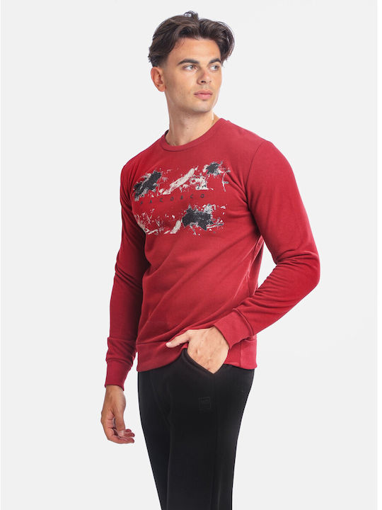 Paco & Co Herren Sweatshirt Rot