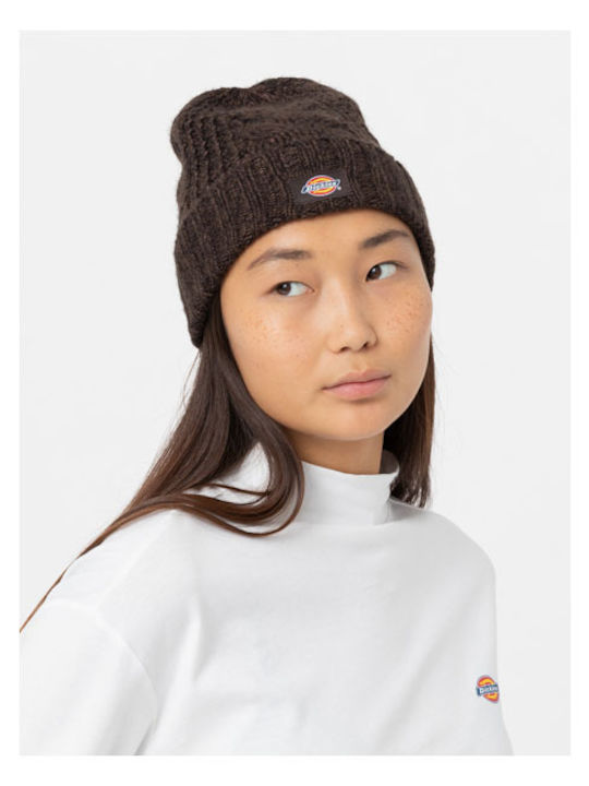 Dickies Knitted Beanie Cap Brown