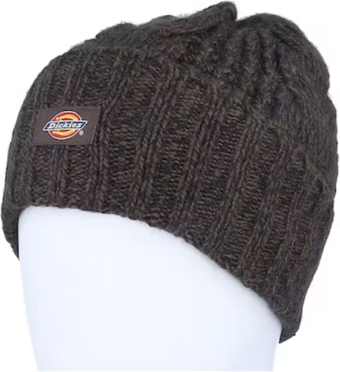 Hoxie Beanie Unisex Beanie Knitted in Brown color