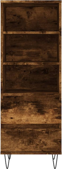 Bibliothek Rauchige Eiche 40x36x110cm