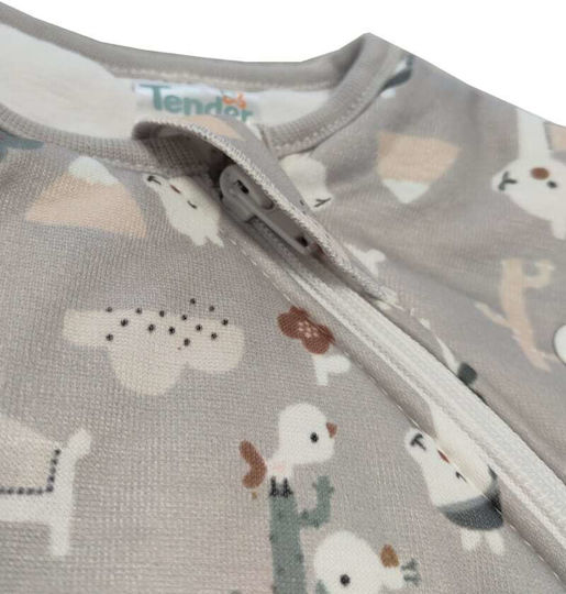 Tender Winter Sleeping Bag with Feet 2.5 Tog Grey with Detachable Sleeves