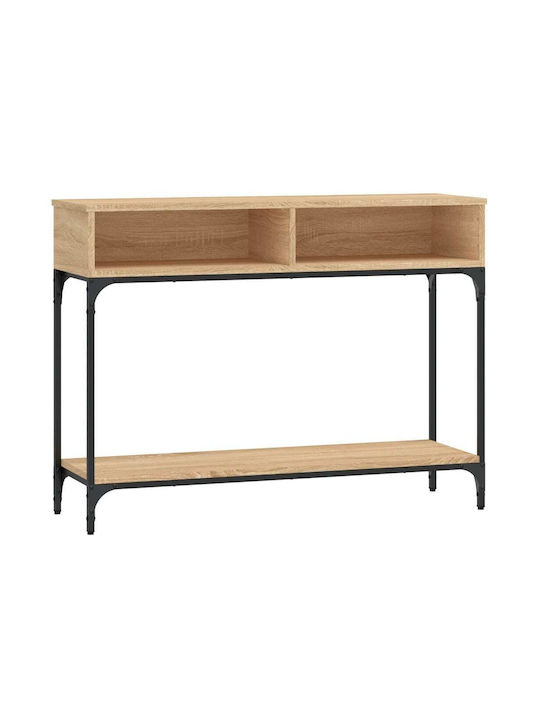 Console Table Wood & Metal L100xW30.5xH75cm