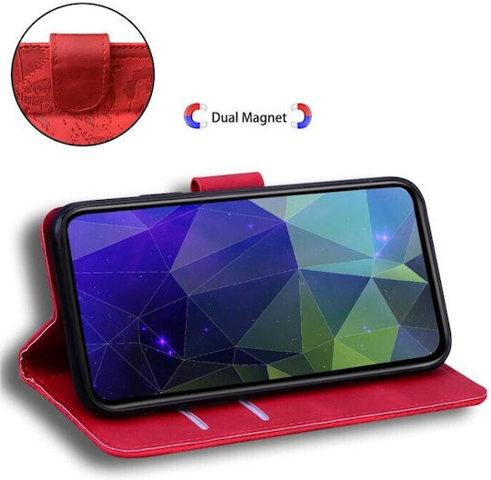 Tiger Pattern Brieftasche Rot (TCL 405)