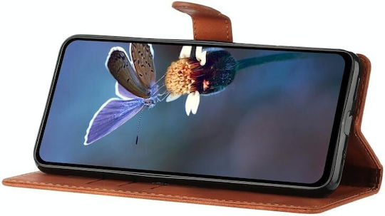 Butterfly Flower Wallet Καφέ (TCL 405)