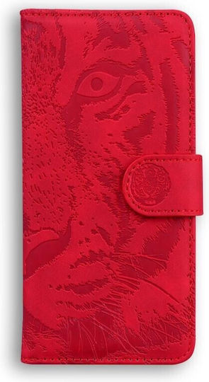 Tiger Pattern Brieftasche Rot (TCL 405)