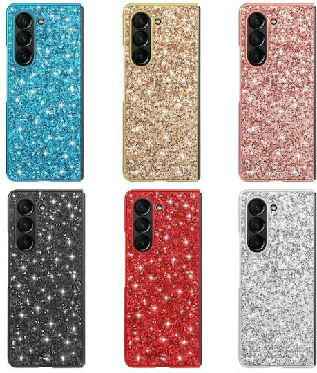 Glitter Back Cover Plastic Negru (Galaxy Z Fold5)