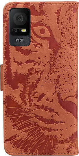 Tiger Pattern Wallet Καφέ (TCL 405)