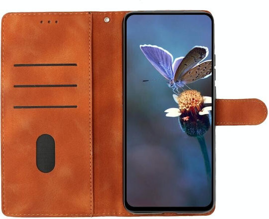 Butterfly Flower Wallet Καφέ (TCL 405)
