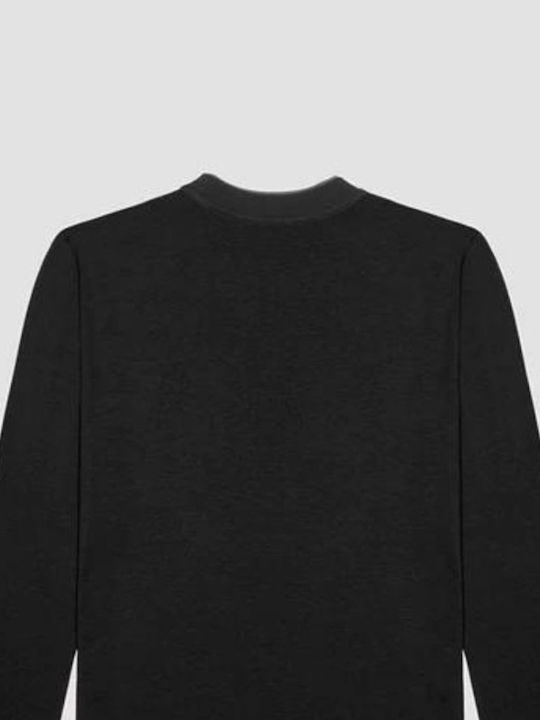 Antony Morato Herren Langarm-Pullover Schwarz