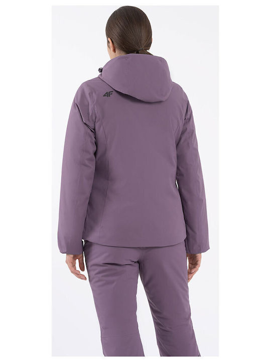 4F Women's Ski & Snowboard Jacket Purple 4FAW23TJACF120-50S