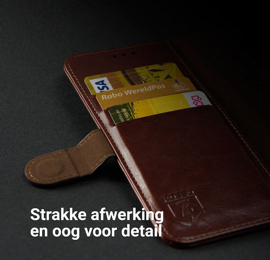 Rosso Element Pu Wallet Δερματίνης Καφέ (Huawei P40)