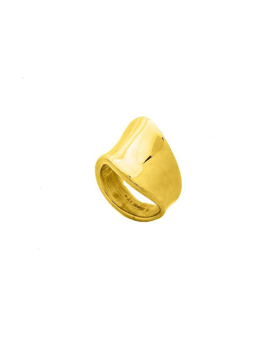 Amor Amor Women's Gold Plated Steel Ring