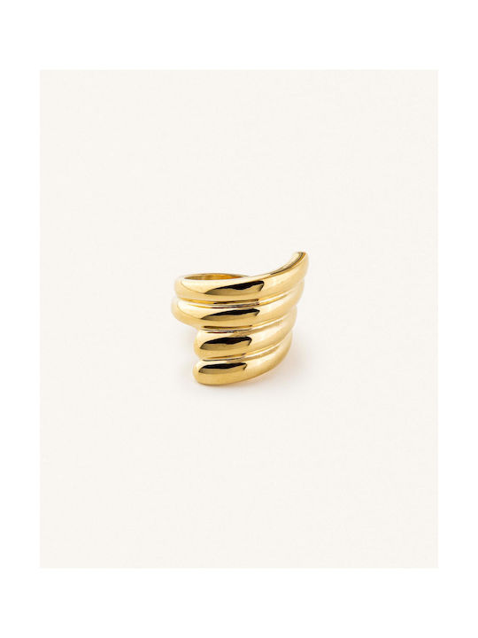 StanStefan Women's Ring from Steel Gold Plated