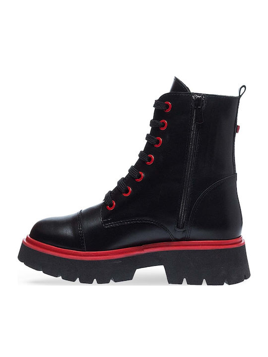 Leather Women's Ankle Boots Black