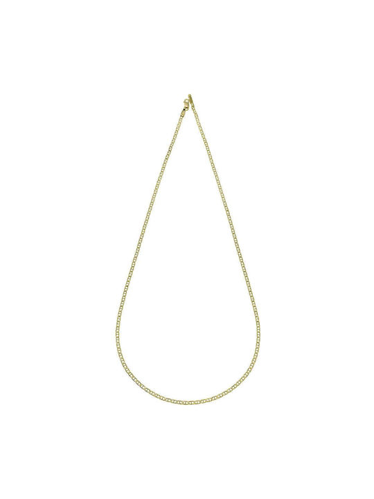 Korifidis Goldene Kette Nacken 14K Länge 60cm