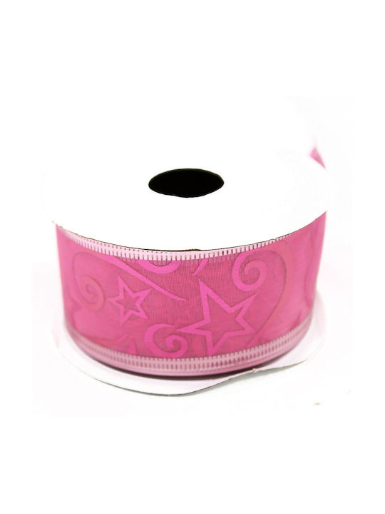 Christmas Ribbon Pink 280x4cm 1pc