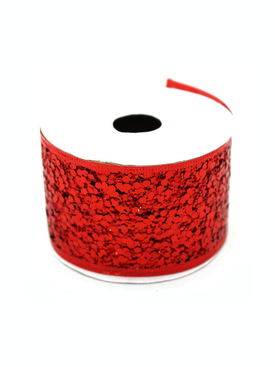 Christmas Ribbon Red 280x5cm 1pc