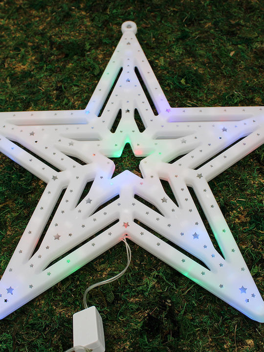 Plastic Christmas Decorative Pendant Star Multicolour