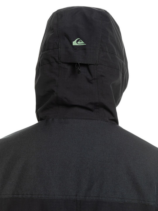 Quiksilver Fairbanks EQYTJ03433-KVJ0 Ανδρικό Μπουφάν για Σκι & Snowboard Μαύρο