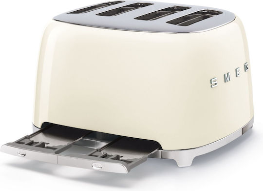 Smeg Toaster 4 Slots 2000W Beige