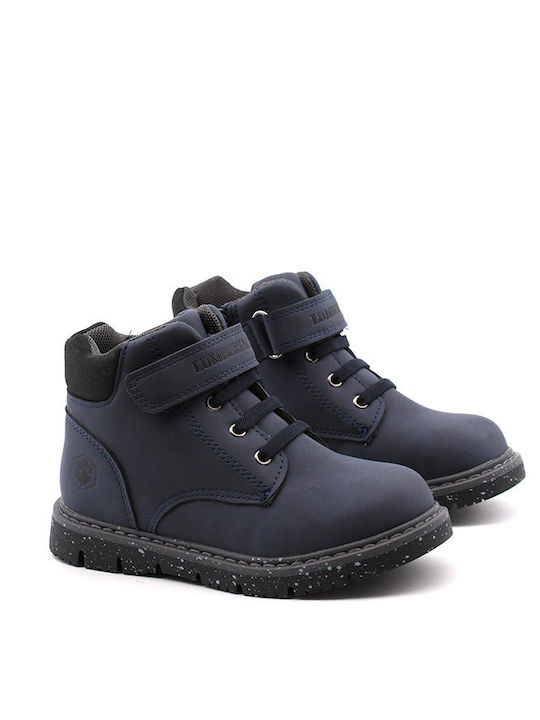 Gohan Kinderstiefel mit Schnürsenkeln Marineblau
