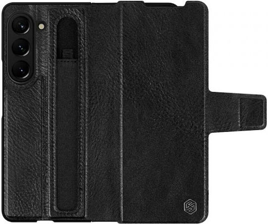 Nillkin Aoge Buchen Sie Synthetisches Leder Schwarz (Samsung Galaxy Z Fold 5)