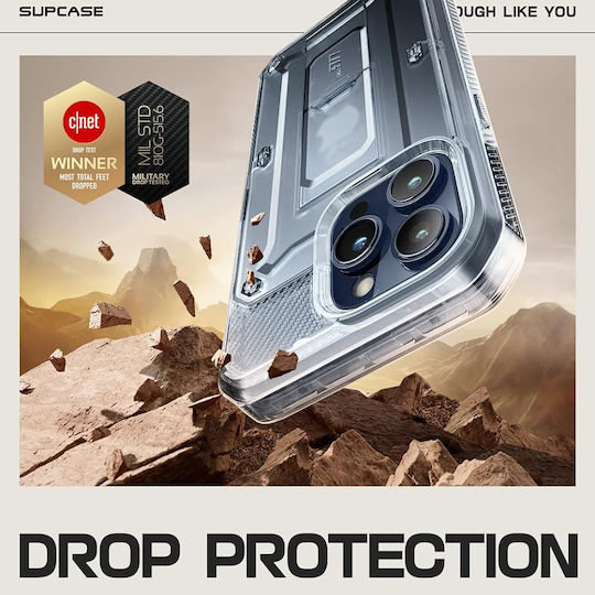 Supcase Unicorn Beetle Pro Umschlag Rückseite Silikon 2mm Transparent (iPhone 15 Pro)