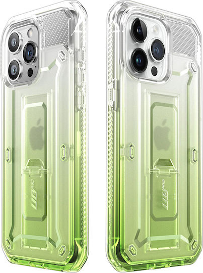 Supcase Unicorn Beetle Pro Задна корица Силикон 2мм Зелен (iPhone 15 Pro Max)