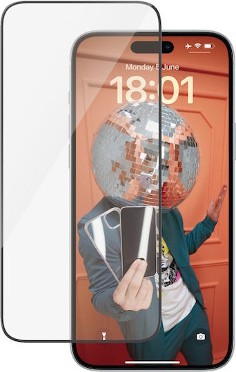 PanzerGlass Ultra-wide Fit Vollflächig gehärtetes Glas (iPhone 15 Pro)