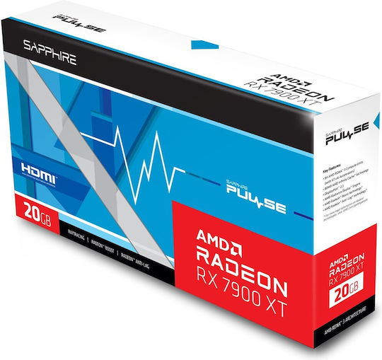 Sapphire Radeon RX 7900 XT 20GB GDDR6 Pulse Κάρτα Γραφικών
