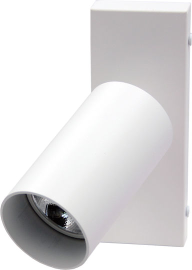 Gekas Single Spot with Socket GU10 in White Color