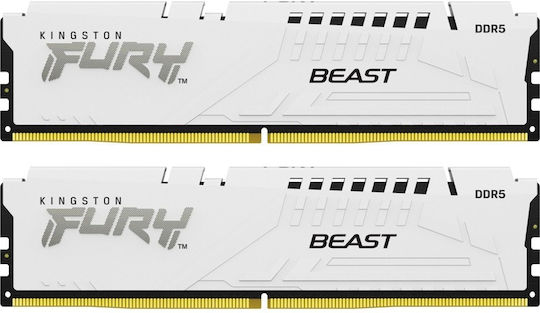 Kingston Fury Beast 32GB DDR5 RAM с 2 модула (2x16GB) и Скорост 5200 за Настолен Компютър
