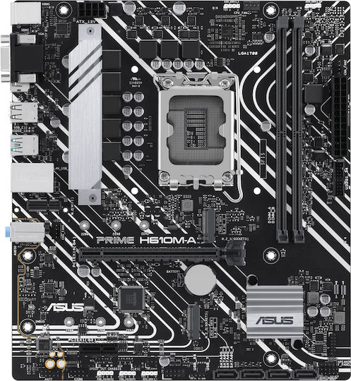 Asus Prime H610M-A-CSM Motherboard Micro ATX with Intel 1700 Socket