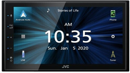 JVC Ηχοσύστημα Αυτοκινήτου 2DIN (Bluetooth/USB/WiFi/GPS/Apple-Carplay/Android-Auto/CD) με Οθόνη Αφής 6.8"